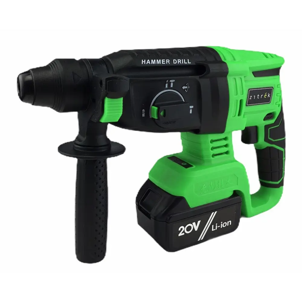 Перфоратор аккумуляторный SDS-plus Zitrek Destroyer Pro, 20 В Li-Ion 2x4 Ач, 2 Дж STLM-2026936