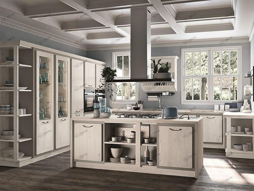 Cucine Lube Деревянная кухня с ручками Muratura sun-id-1371535