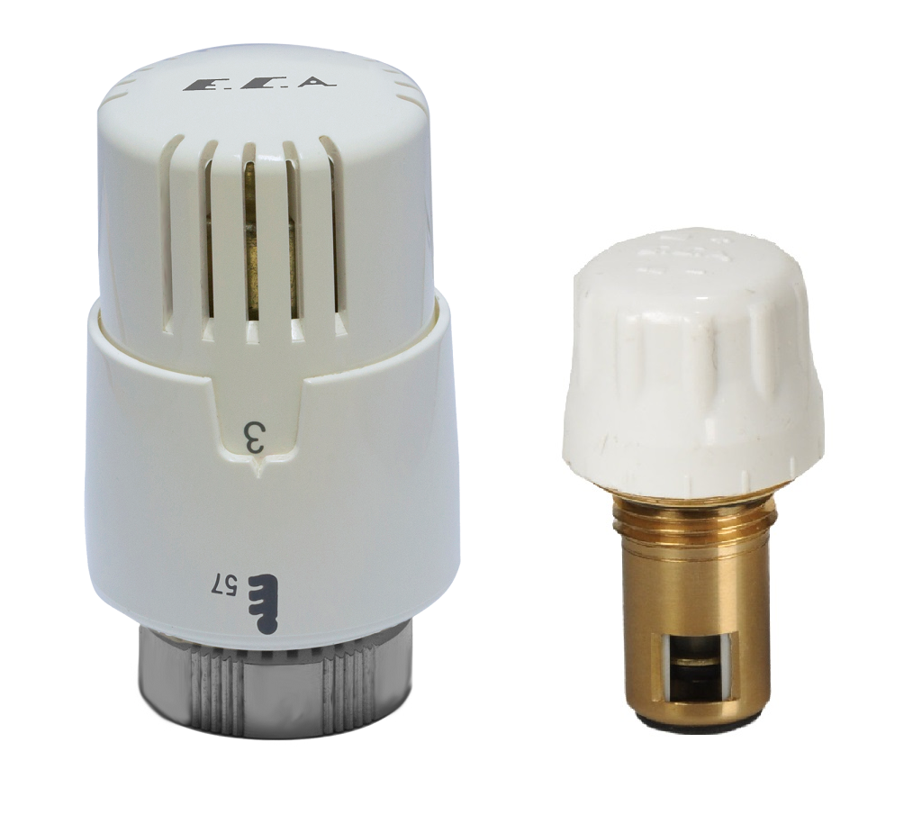 TRV4 Compact, короткий тип, лоб (35 мм) Термостатические клапаны радиатора Eca sun-id-2094475