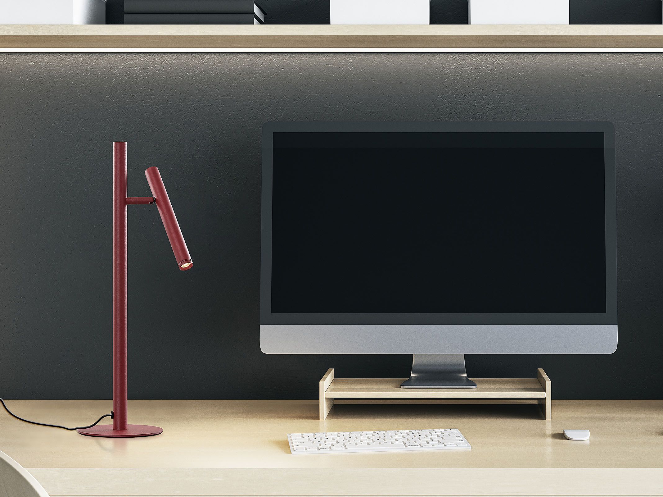 Металлическая светодиодная настольная лампа Valaisin Grönlund ручка ARCH-00066412 - Вид №2