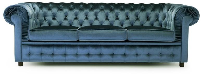 Domingo Salotti Тафтинговый 4-местный тканевый диван 800 sun-id-1434244 - Вид №1