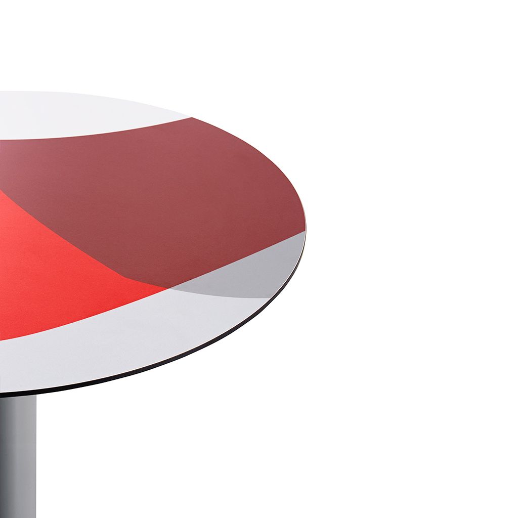 Высокий круглый ламинированный стол Diabla Abstrakt Mona ARCH-00140339 - Вид №4