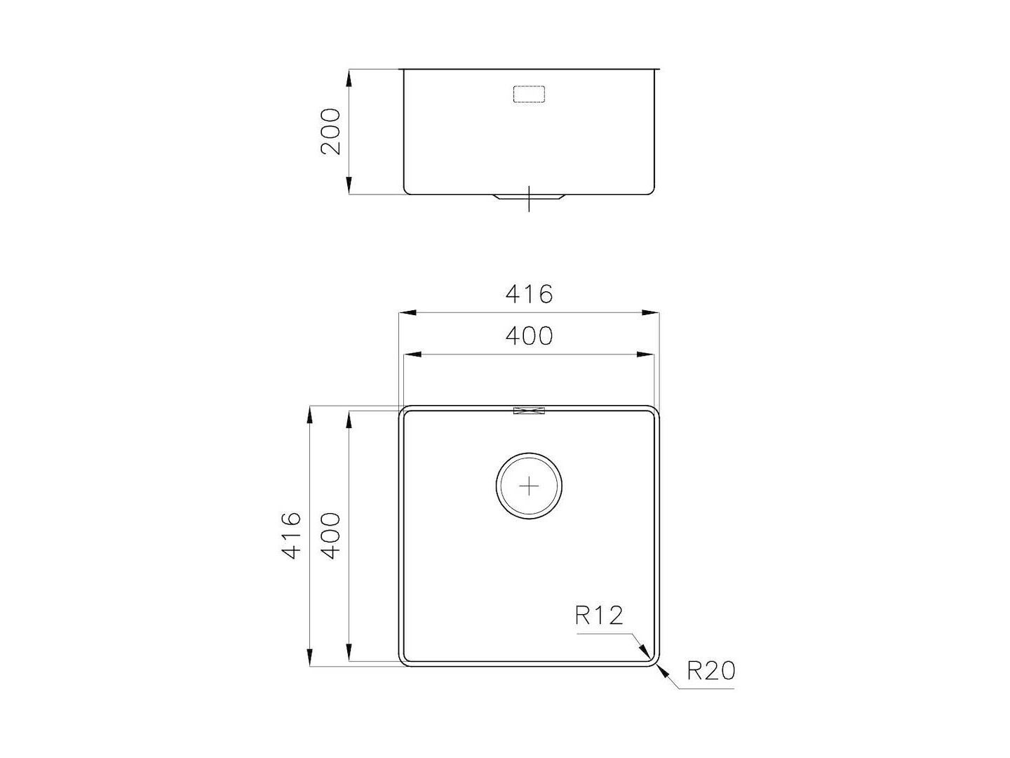 Раковина из нержавеющей стали Foster Phantom ARCH-00035492 - Вид №2