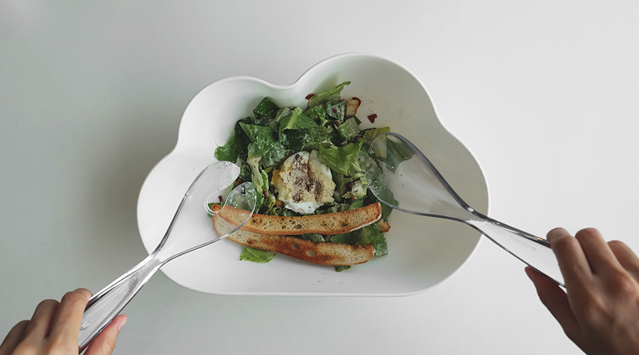 Миска для салата Cloud Qualy QL10265WHCL - Вид №3