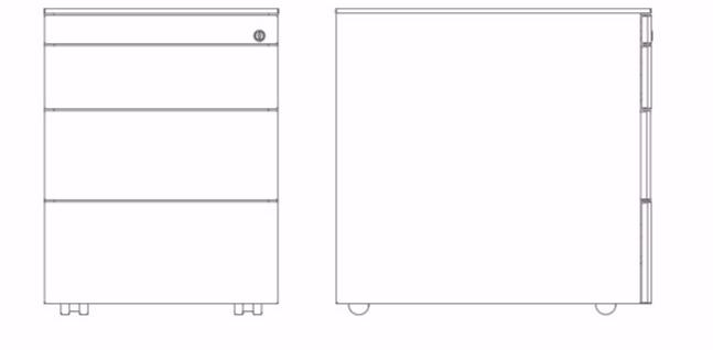 Dieffebi Офисный ящик из металла Personal storage sun-id-1402147 - Вид №3