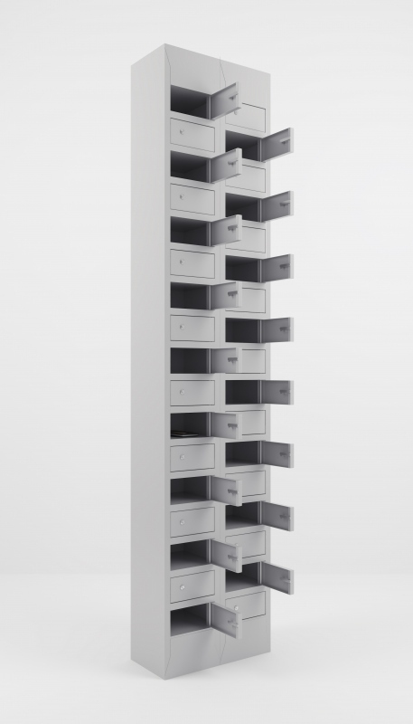 Шкаф металлический FRM ШР-117 L200 (для хранения моб. телефонов) Верстакофф ШГ-351022 - Вид №2