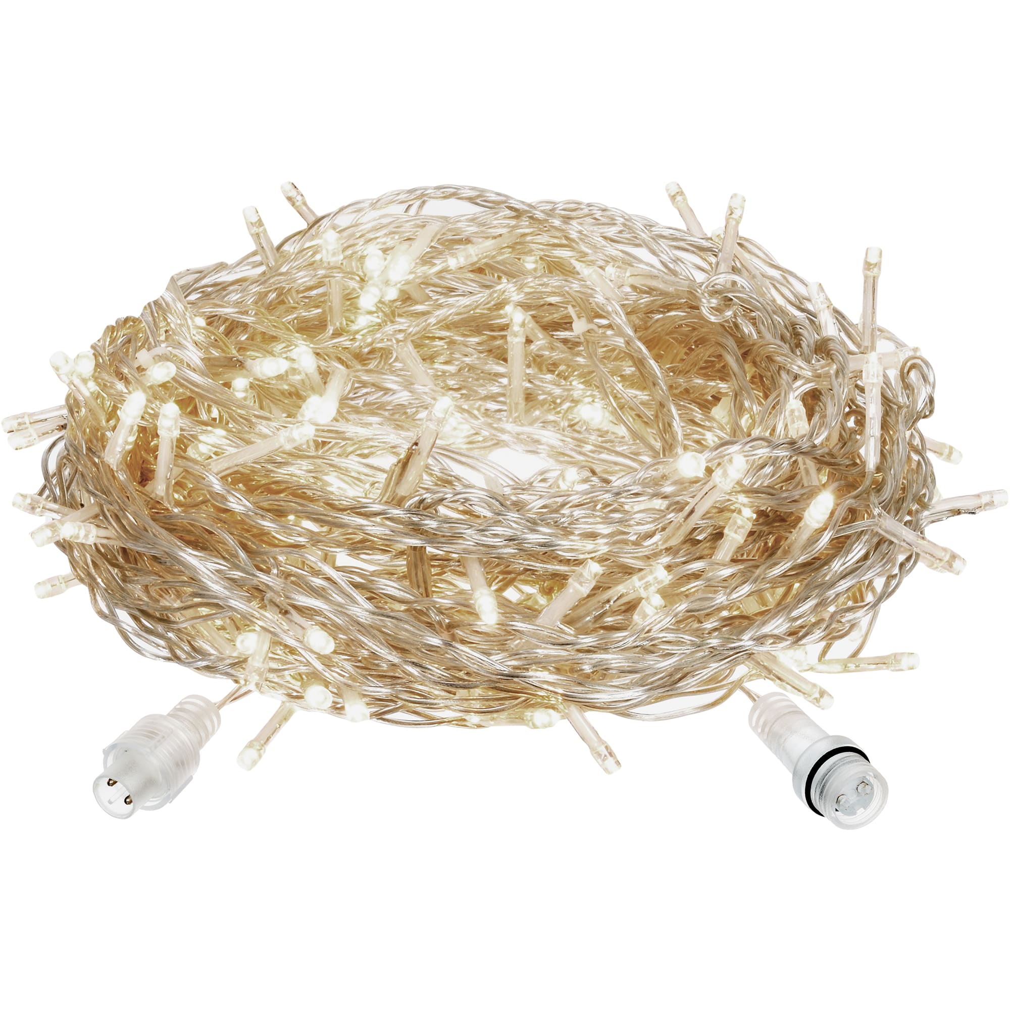 82341985 Электрогирлянда наружная «Нить» 5 м 48 LED тёплый белый Santreyd  - Вид №1