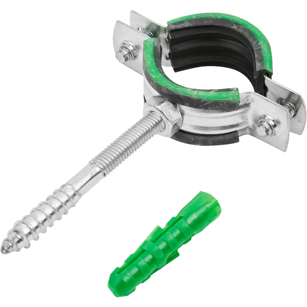 Хомут MAYER для труб 32-35 мм с антивибрационным уплотнением 84858778 STLM-0056337