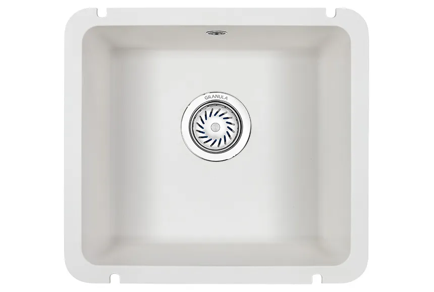 3601, АРКТИК (БЕЛЫЙ), кухонная мойка, кварц GRANULA 3601-ST86 - Вид №1