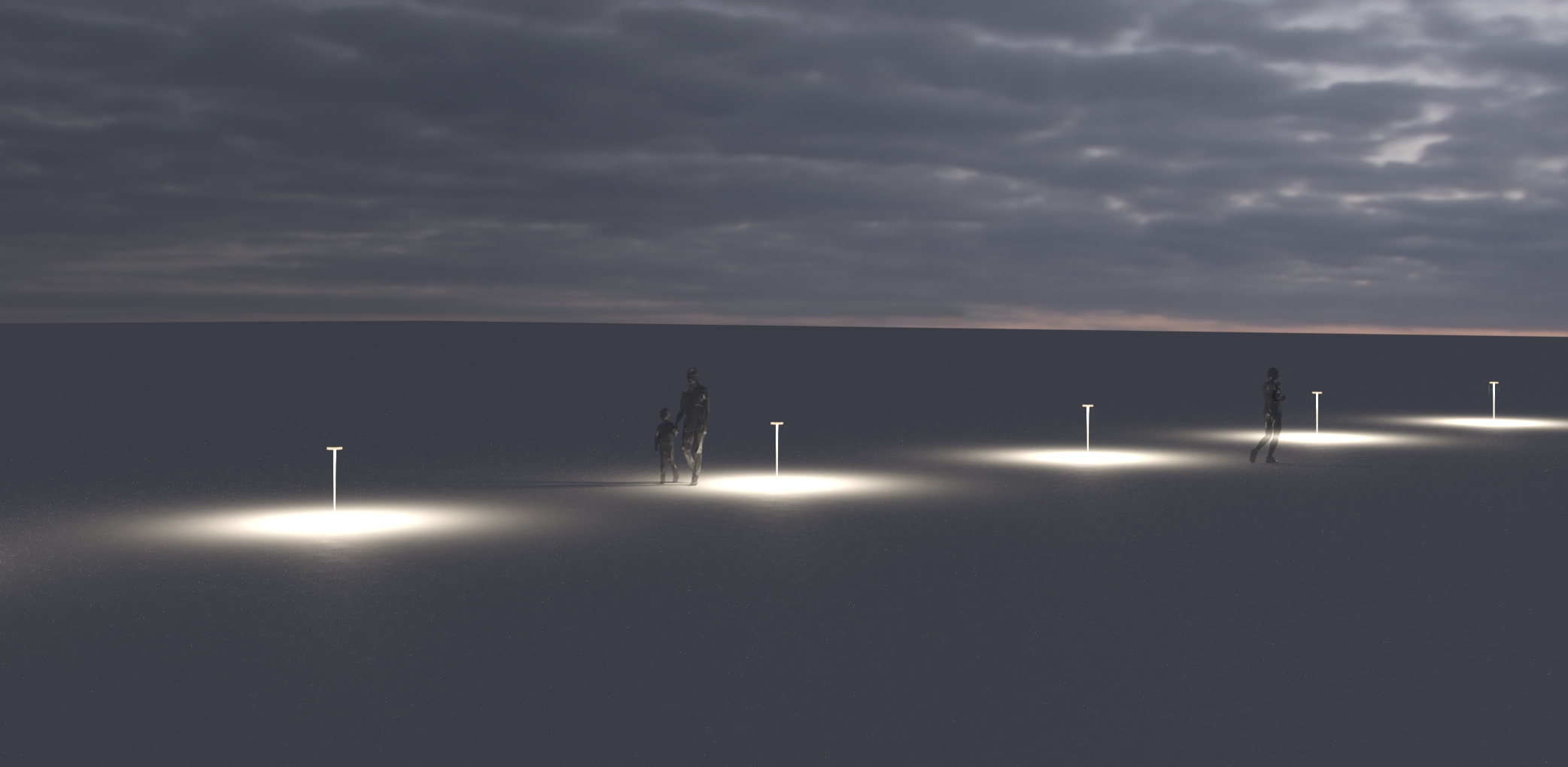 9402216 Мобильный светильник Platek CHIODO Picchetto (mobile)  CHIODO h. 1100 mm - LED 3000K 93°  - Вид №22