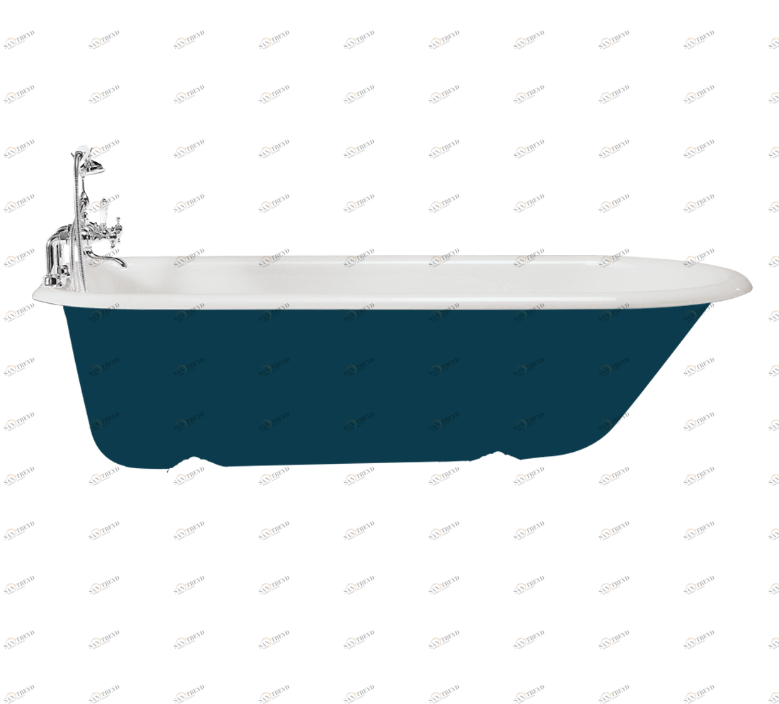 Gentry Home Bexley Cast iron bathtubs with feet Ral 5009 GH101547 