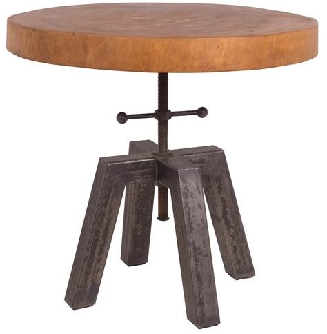 Il Giardino di Legno Круглый журнальный столик с регулируемой высотой Remix Rmix041a - Вид №1