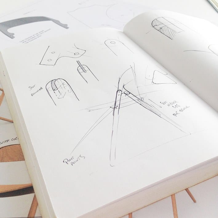 Складной стул грецкого ореха Case NARIN ARCH-00055939 - Вид №4