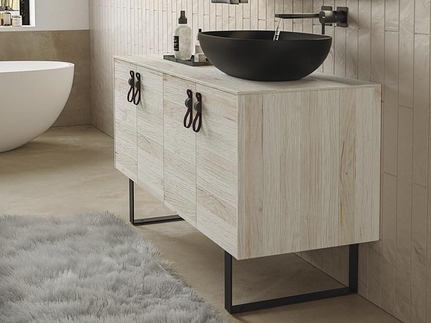 LEGNOBAGNO Тумба под умывальник одноэтажная с дверцами Life sun-id-1344954 - Вид №2