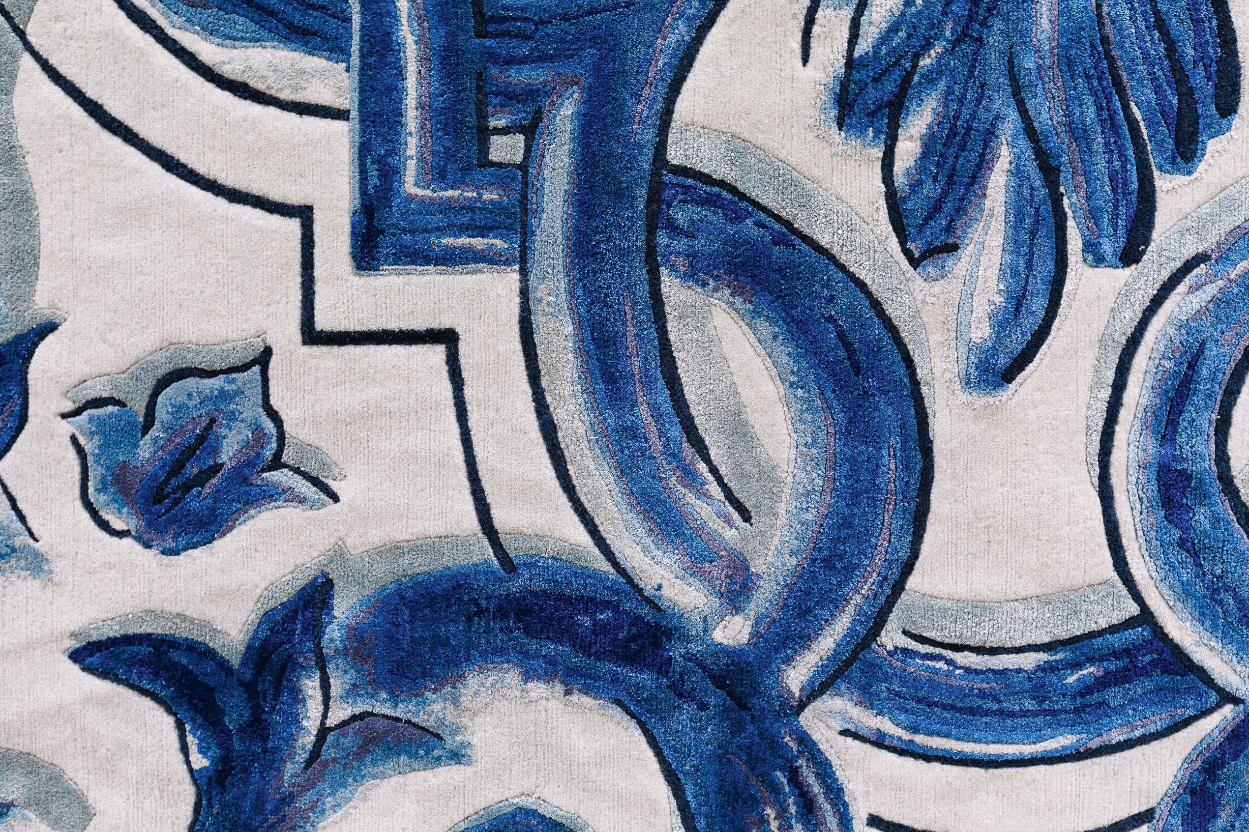 Ковер ручной работы из шерсти и шелка Tapis Rouge навсегда ARCH-00101101 - Вид №1