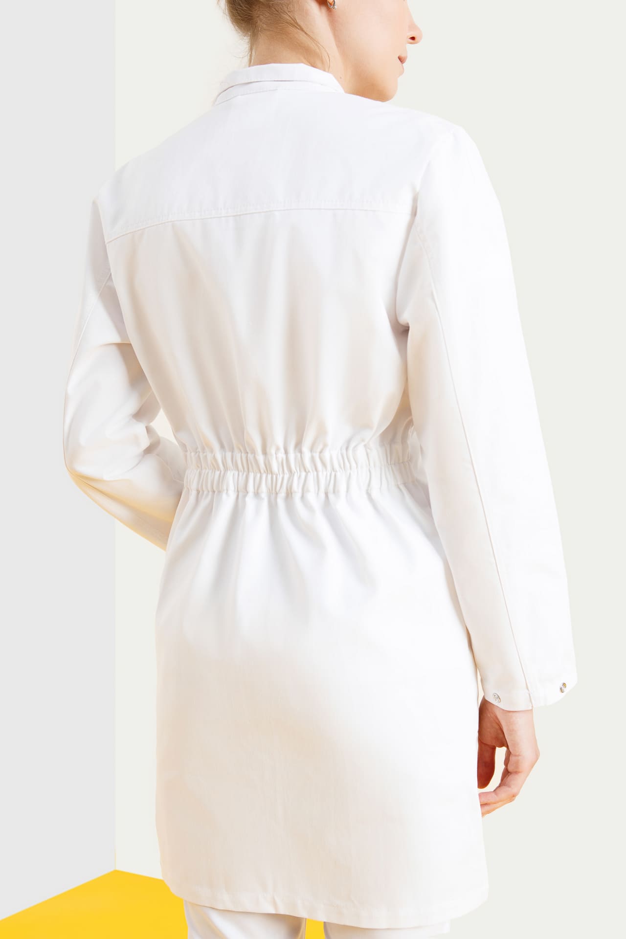 5038460 Халат Эйч-Лайн женский белый  Женская размер 64-66/170-176 Спецодежда  - Вид №3