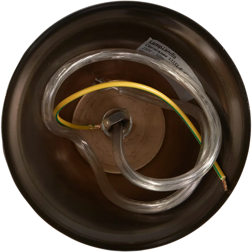 Люстра подвесная «Montrem» L1151-6, 6 ламп, 12 м², цвет медный LAMPLANDIA STLM-2018447 - Вид №6