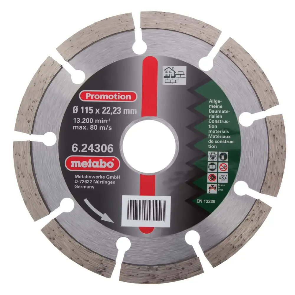 Диск алмазный по бетону Metabo 115х22.23 мм 18114217 STLM-2069189 