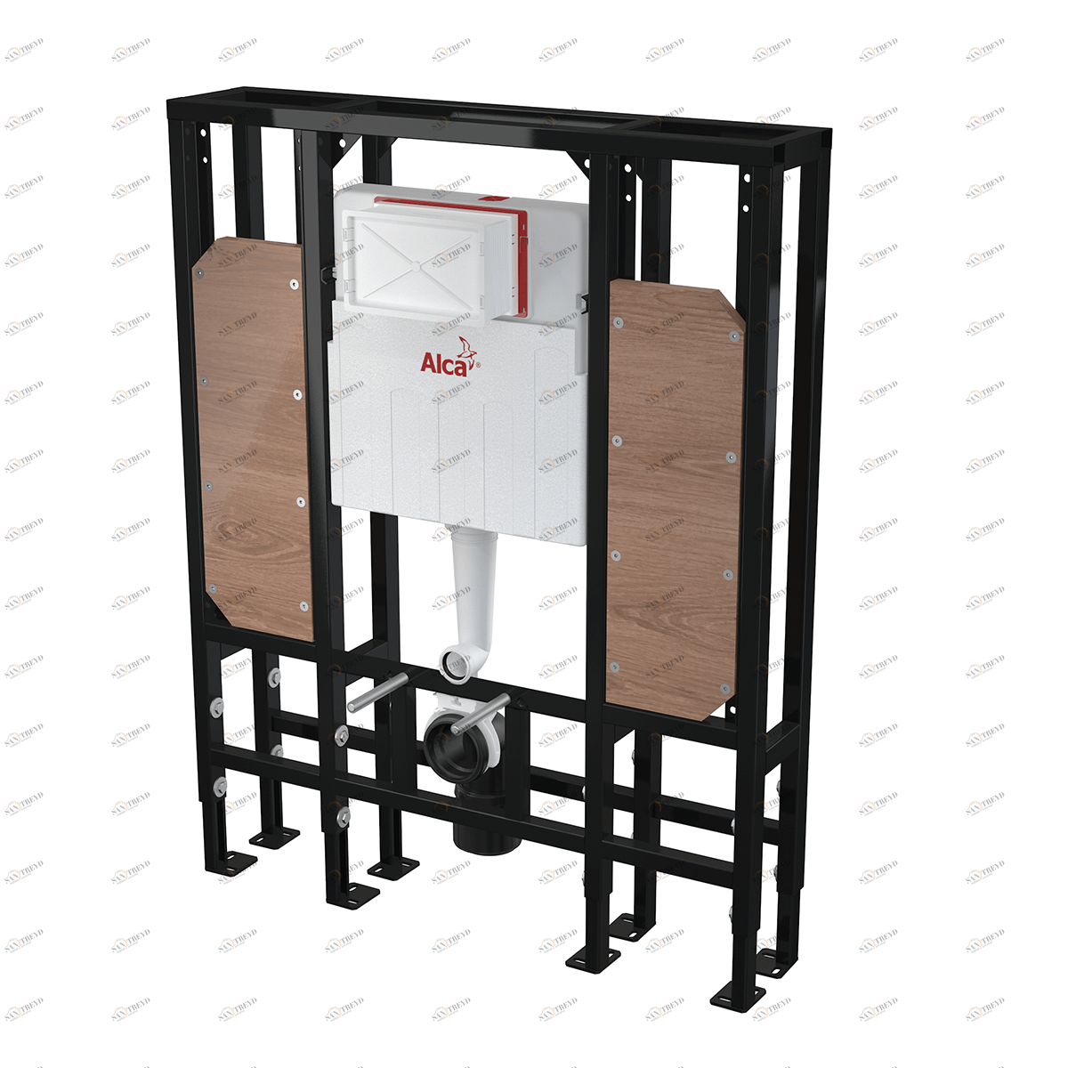 Скрытая система инсталляции для сухой установки (в пространство) – для людей с ограниченными физическими возможностями ALCAPLAST AM1161300HSOLOMODUL