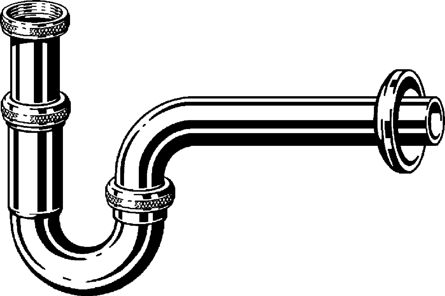 Канализационная арматура  Сифоны для умывальников и биде  Сифоны и выпуски для умывальников  Трапы VIEGA 123 451 Модель 5611 Santreyd  - Вид №1