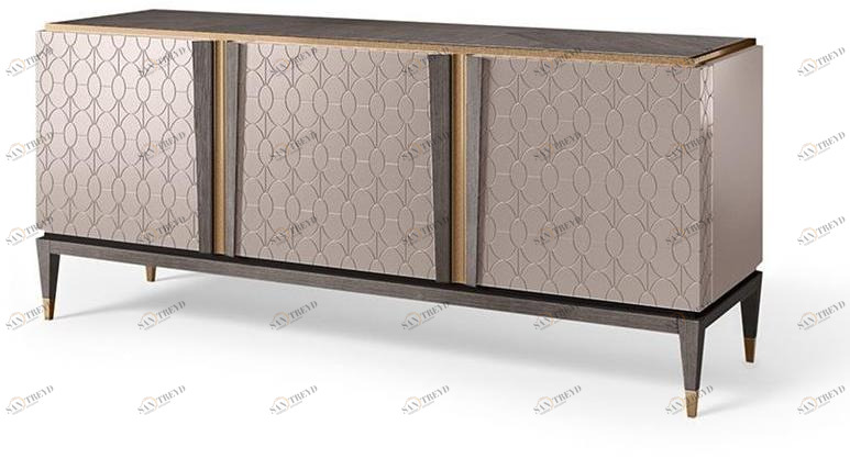 Valderamobili Лакированный буфет с распашными дверцами с ящиками Mascari Msg001-el