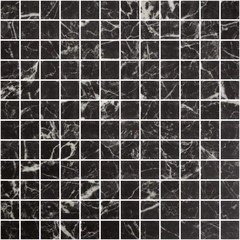 Мозаика Marble Nero Marq Antislip стекломасса 31.1x4.9 см цвет черный 83681524 STLM-2091944 Santreyd Мозаика Onix - Вид №2