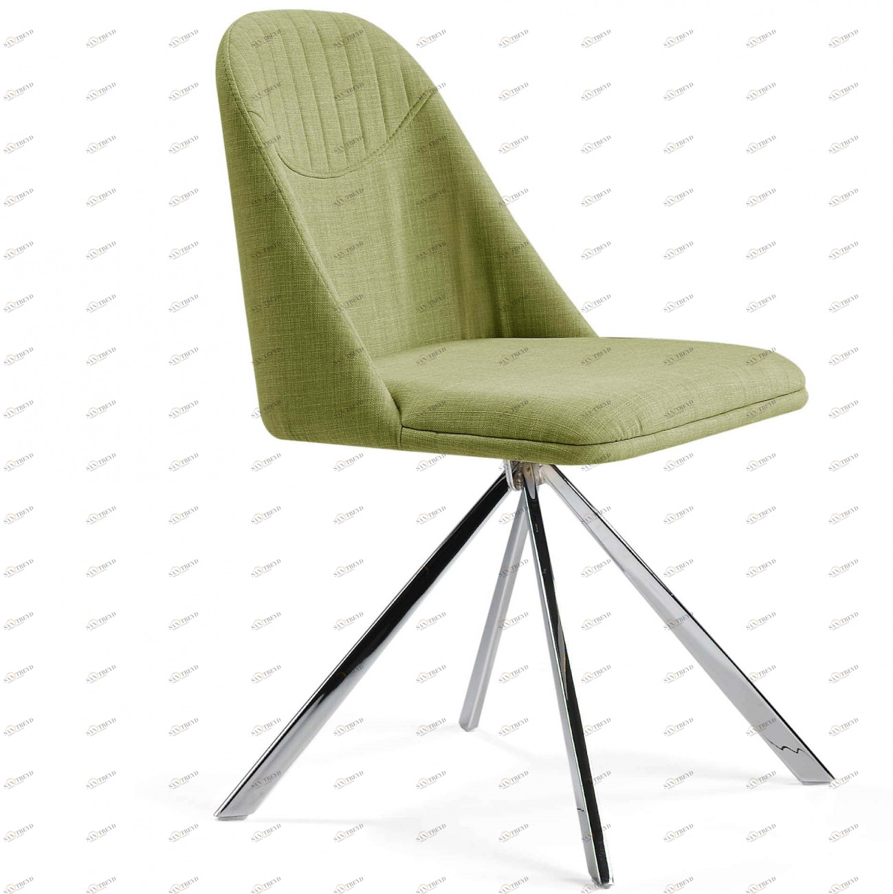 Поворотный стул Espacio Malva зеленый от Angel Cerda ANGEL CERDA  241820 Зеленый 