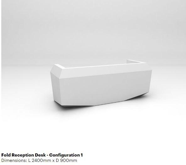 Isomi Стойка администратора для модульного офиса из твердой поверхности Fold sun-id-1442042 - Вид №2