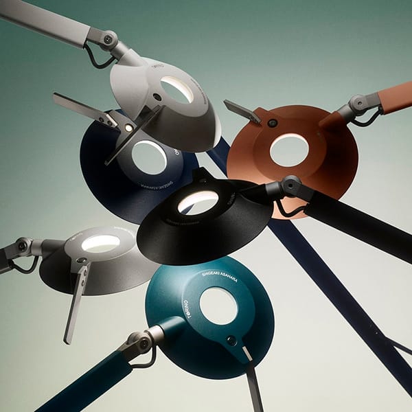 Алюминиевая настольная лампа с зажимом с гибким рычагом In Stock Stilnovo ARCH-00006398 - Вид №2