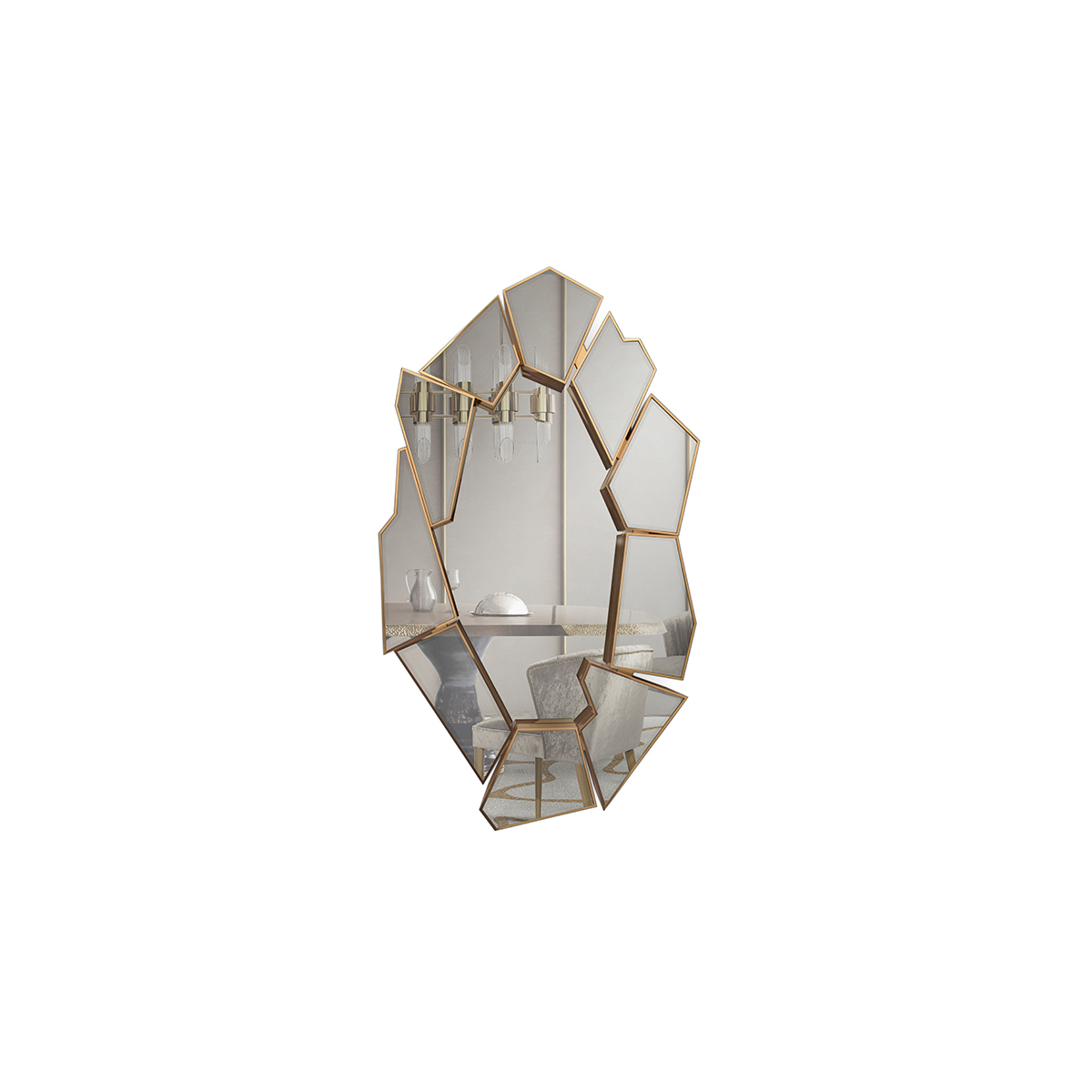 Зеркала Crackle Mirror Covethouse LUXXU 