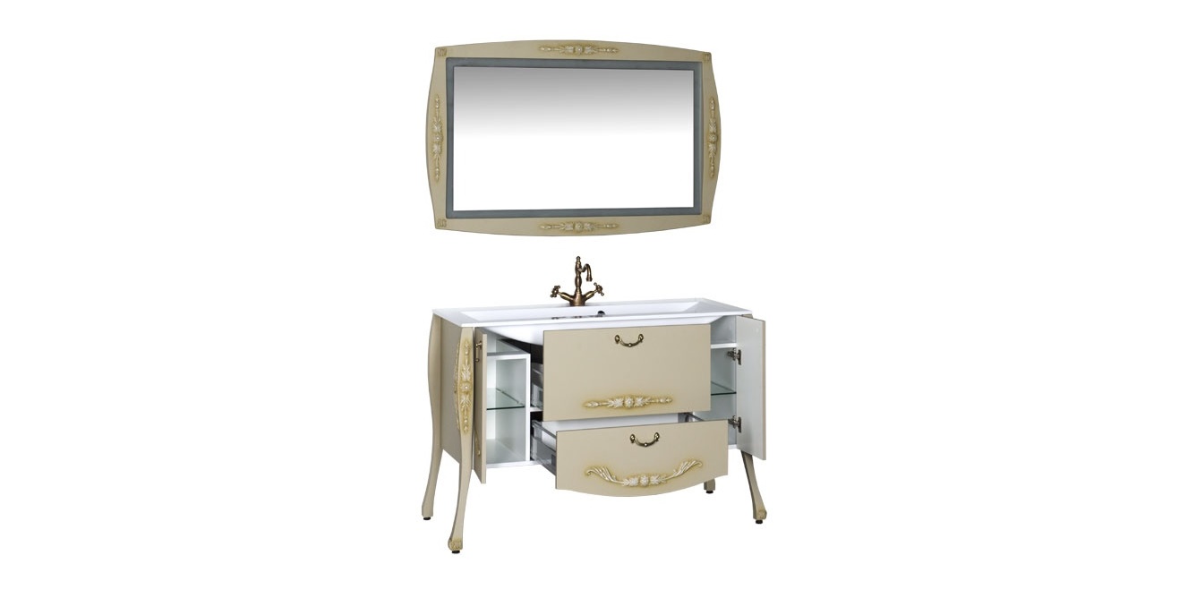 Комплект мебели Aquanet Виктория 120 олива 00183678 - Вид №3