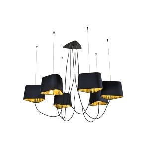 Подвесная люстра Loft IT Street Loft1163-6BL LOFT IT ДИЗАЙНЕРСКИЕ, STREET BLACK 118178 Черный