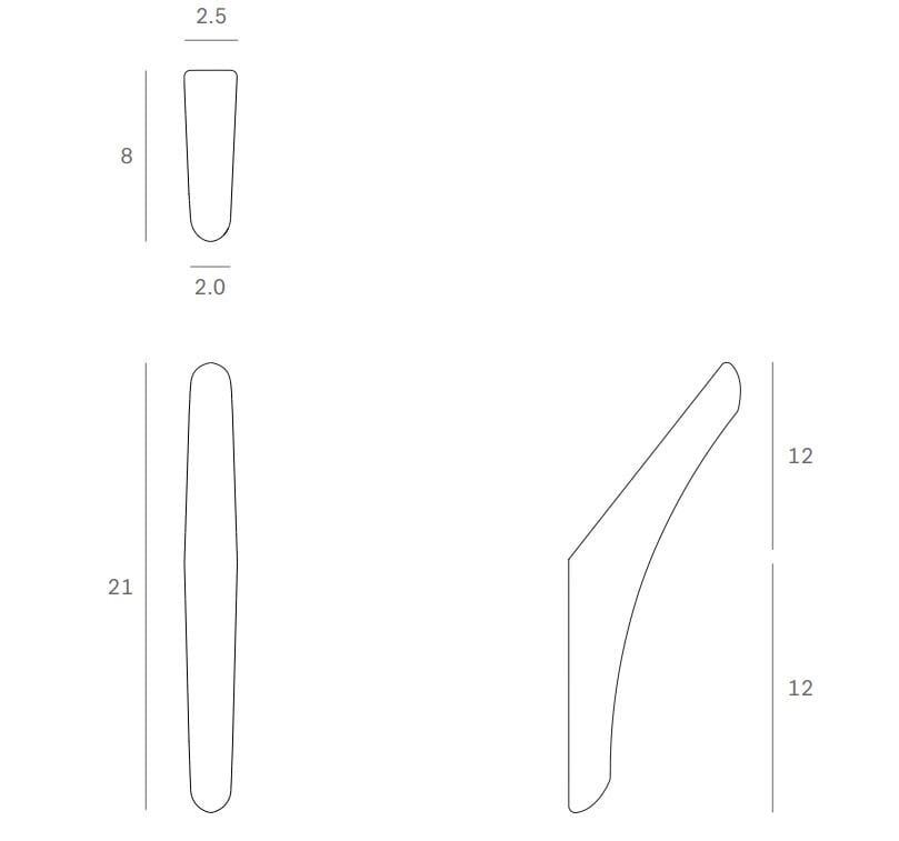 Деревянная настенная вешалка Ethnicraft PI ARCH-00084956 - Вид №6