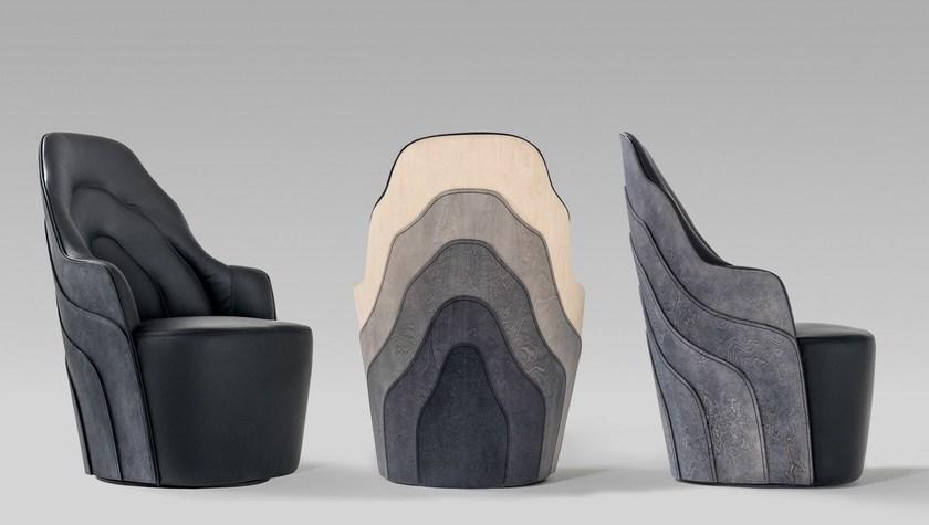 BD Barcelona Design Мягкое кожаное кресло Couture sun-id-1402528 - Вид №6