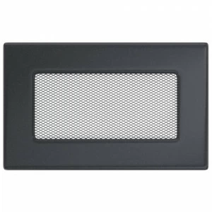 Вентиляционная решетка Kratki 11х17 (черная)