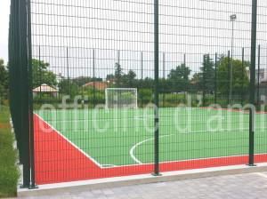 Сварная сетка для футбольного поля