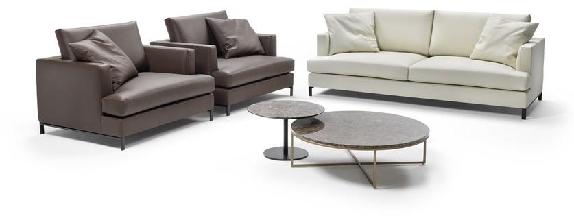 Marelli 3-х местный кожаный диван Loft sun-id-1496049 - Вид №1