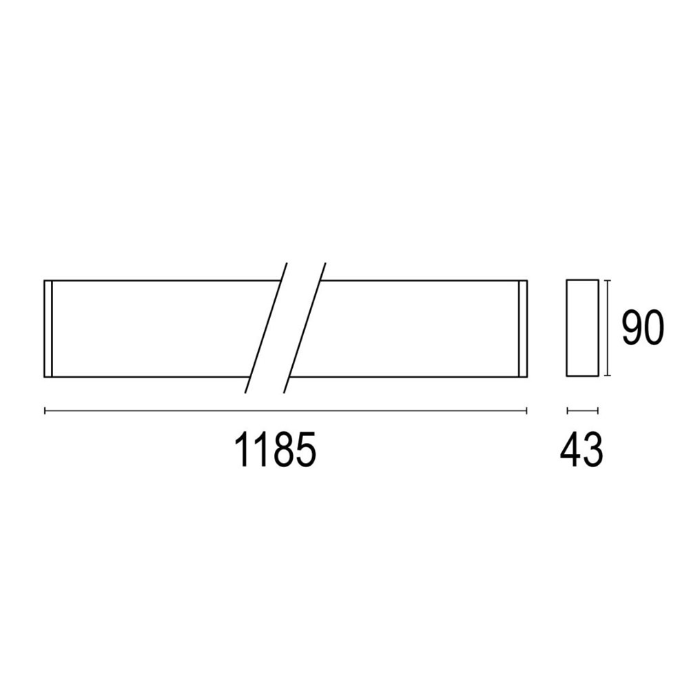 Edge C 1200 Ghidini Edge C .01 Белый (Матовый)  - Вид №1