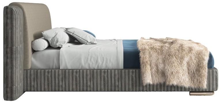 Reiggi Кровать из ткани с мягким изголовьем Dahlia Rb903 - Вид №1