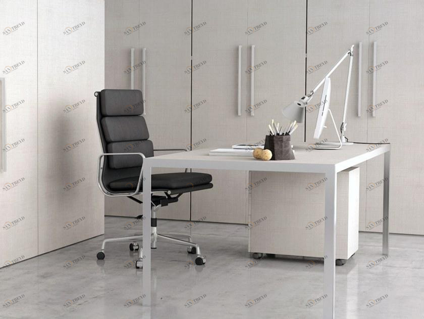 Elitable Рабочий стол из лакированного дерева Cube sun-id-1406883