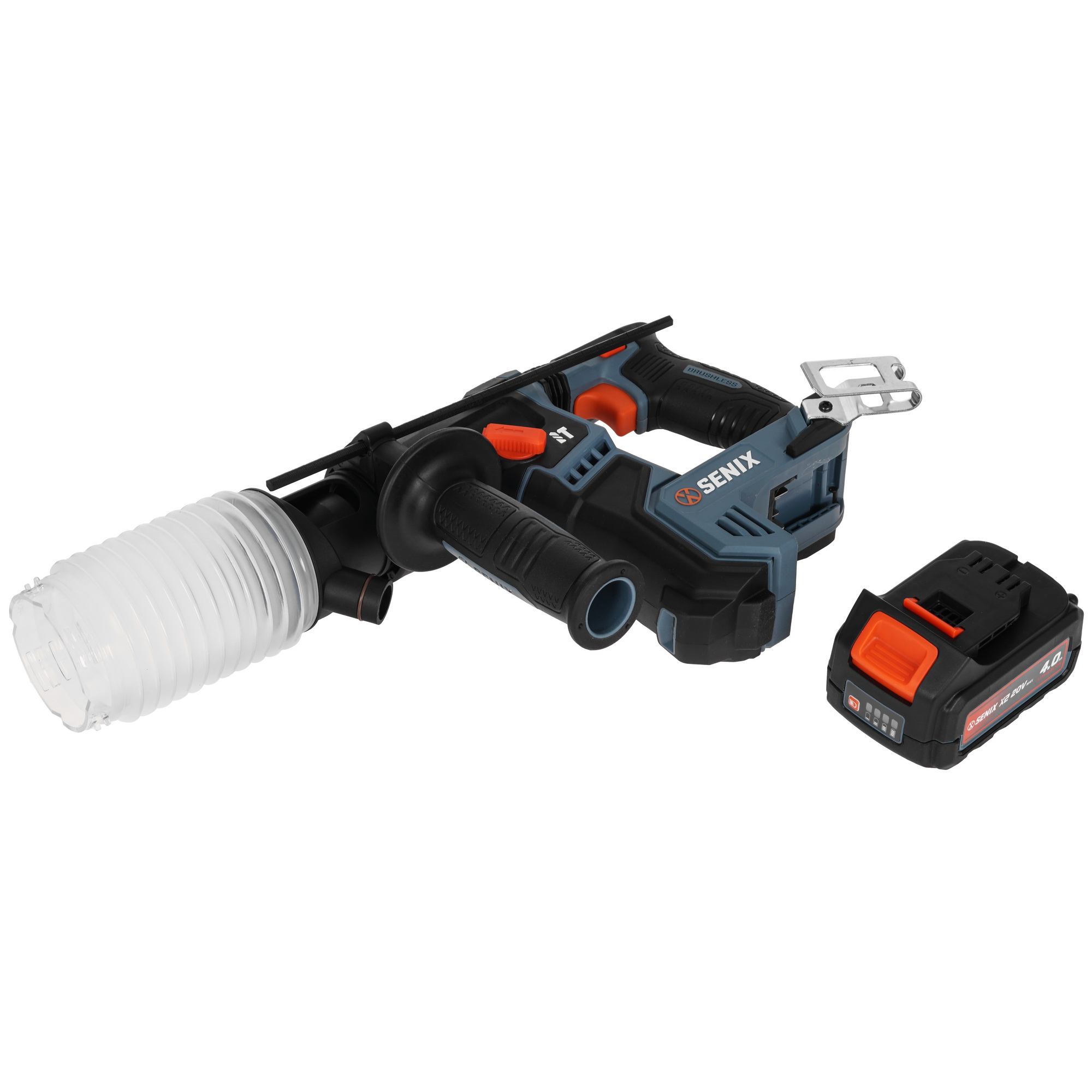 Перфоратор SENIX PDRX2-M2-EU SET 20 Volt Max X2 5446046 STDN-0002387 - Вид №7