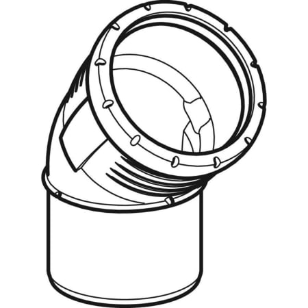 GEBERIT 393.324.14.1 Отвод Geberit Silent-Pro  - Вид №1