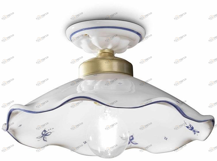 FERROLUCE Керамический потолочный светильник прямого света Belluno C033 - c065