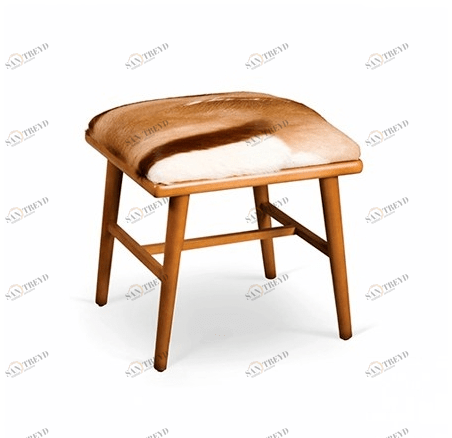 Mambo Unlimited Ideas Низкий табурет, обитый кожей Nano sun-id-1487906