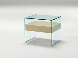 Tonelli Design Прикроватная тумбочка из стекла