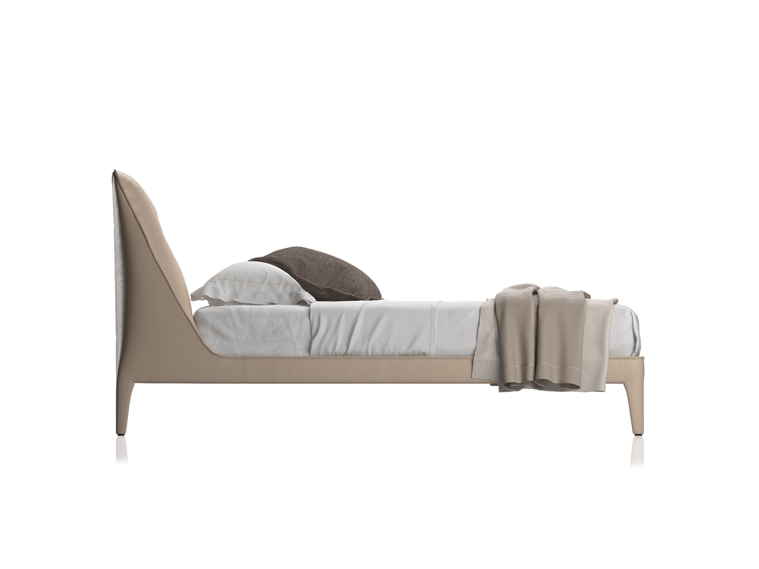 Кожаная двуспальная кровать Natuzzi Italia VENERE ARCH-00067708 - Вид №5