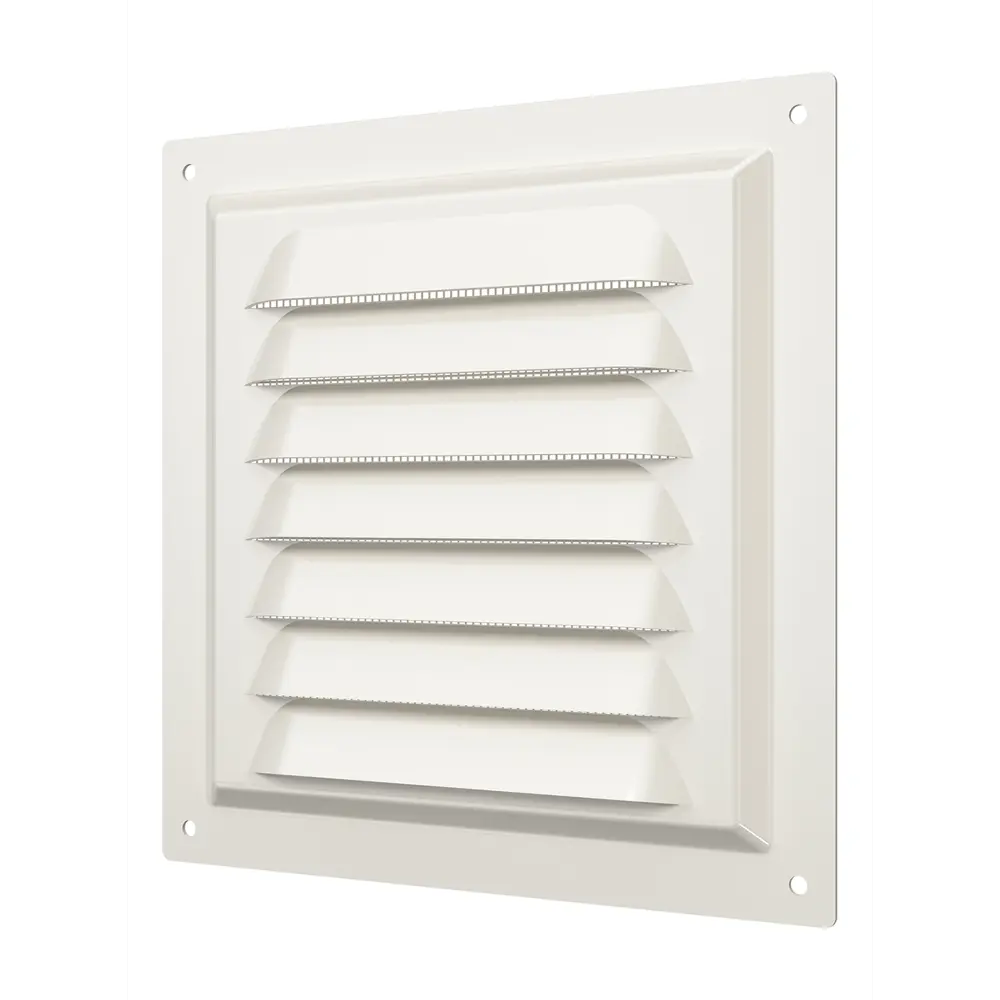 Вентиляционная решетка ERA Ivory с антимоскитной сеткой 300×300 мм 84721113 STLM-0852139