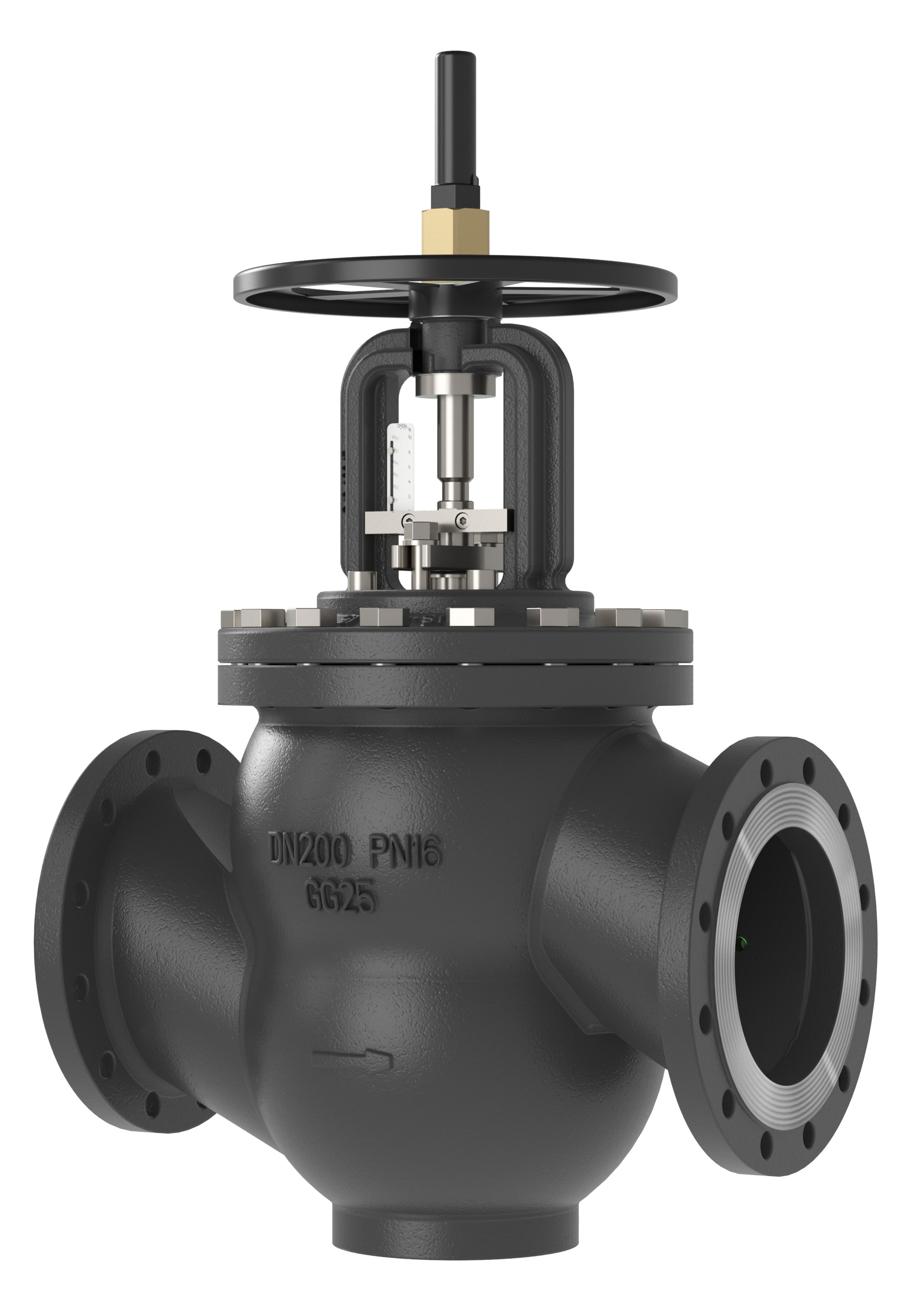 Danfoss Ручной балансировочный клапан MNF с фланцевым присоединением MNF клапан балансир DN 150 PN 25 003Z1175  - Вид №81