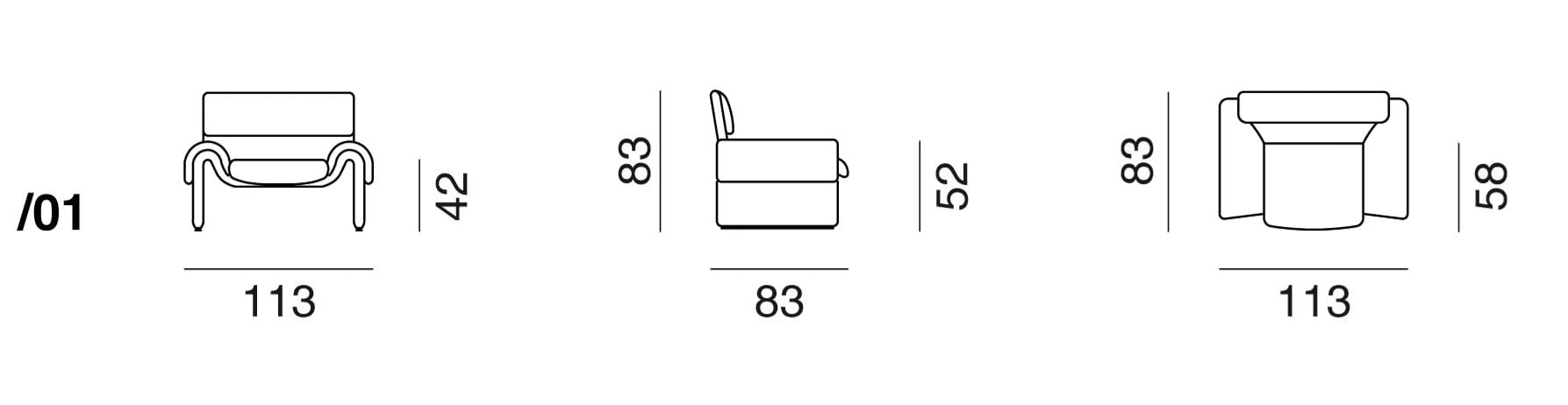 Кожаное кресло с подлокотниками de Sede DS-2011 ARCH-00044945 - Вид №2