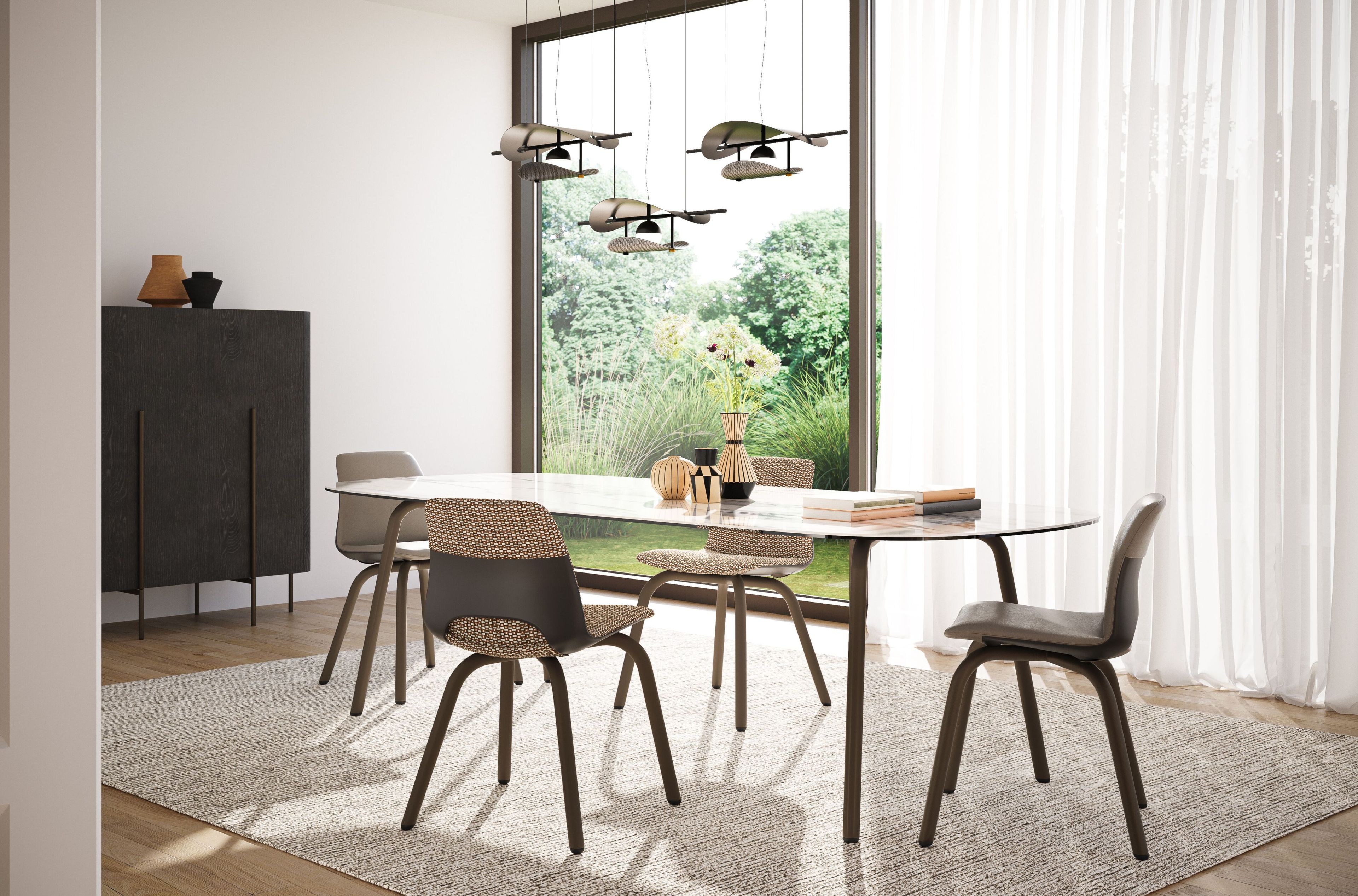 Полиуретановый стул с открытой спинкой Liu Jo Living Collection ARCH-00098410 - Вид №4